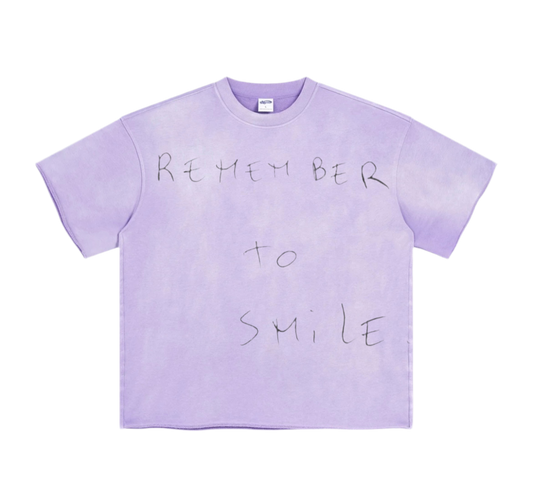 ‘remember to smile’ FEAR NORMAL TEE